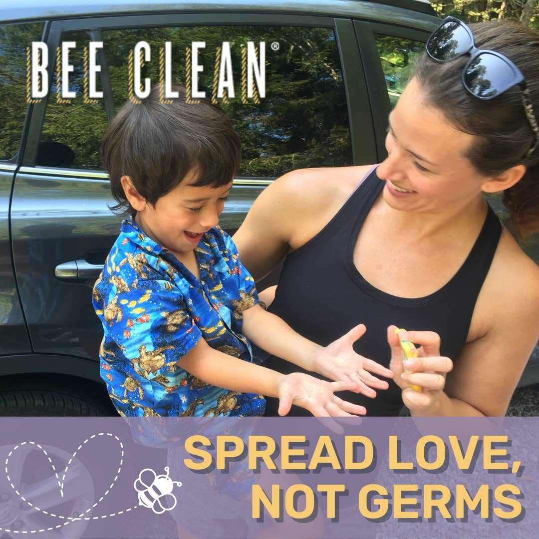 Bee Clean Organic Beeswax Hand Sanitizer - 12 packBee Clean Beeswax Hand Sanitizers help you stay healthy and humming by killing germs with kinder, 100% organic and natural ingredients. Our spray-on mist is mess fre