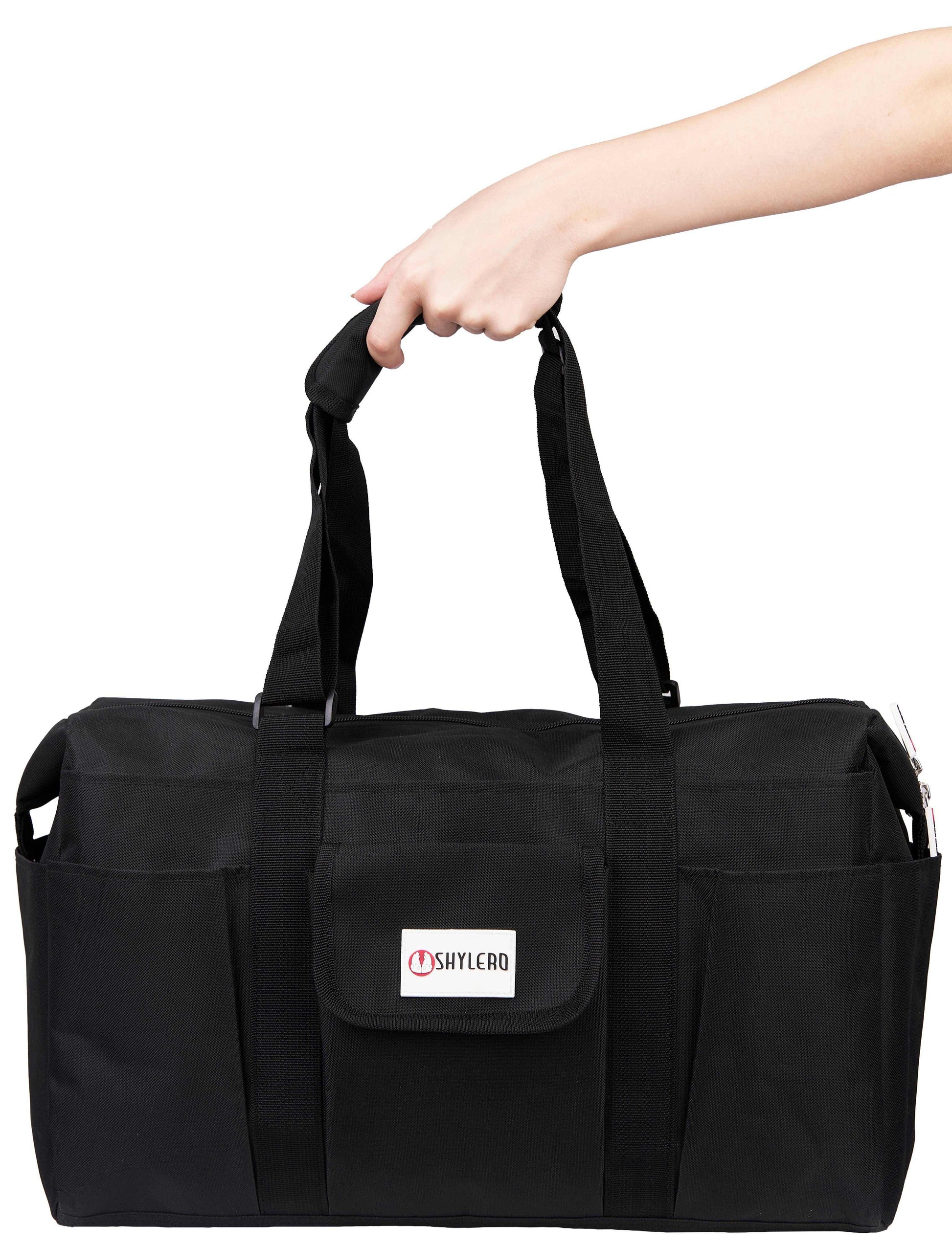 Nurse Bag and Utility Tote | Waterproof (IP64) | Solid BlackNurse Bag and Utility Tote | Waterproof (IP64) | L18"xH7"x W14" (46x18x36cm) | Top YKK® Zip | Solid Black

 Grab Your Large SHYLERO Utility Bag and Enjoy:

-14 OUTSItoteNurse BagSHYLEROScrub Angel & Accessories 