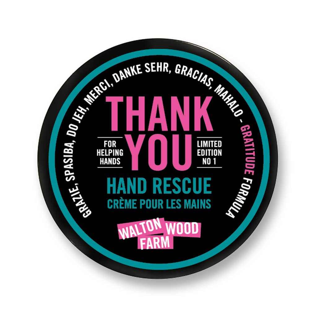 Hand Rescue - Thank You 4 ozHelp for the hands that helped you. Thank someone special with a gift they can actually use. One size fits all! This unscented and fragrance-free hand rescue is made