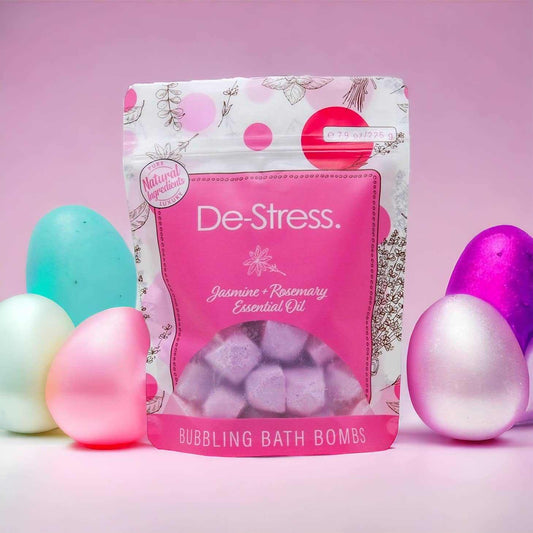 Best Seller! Bubble Bath Bombs | De StressOur bubbling bath bombs are more than just a bath product, they’re an experience that transforms the bath into a serene oasis of relaxation and self-care. Treat yourBubble Bath BombsSeriously SheaScrub Angel & Accessories 