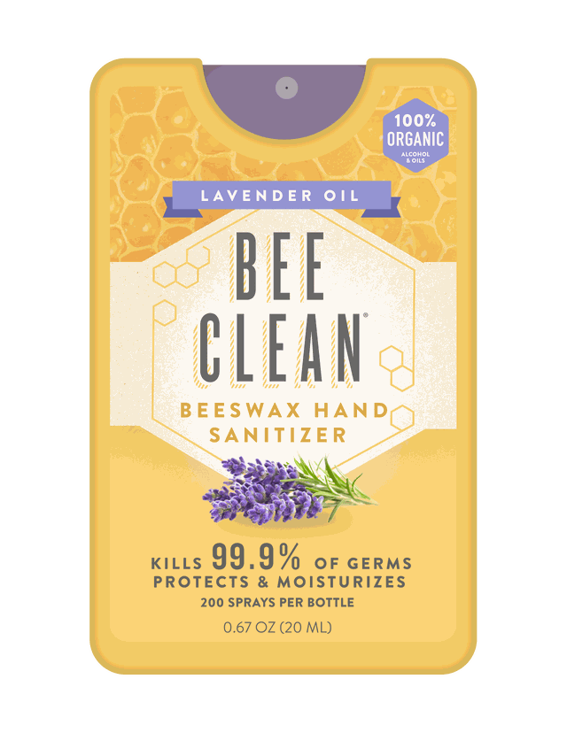 Bee Clean Organic Beeswax Hand Sanitizer - 12 packBee Clean Beeswax Hand Sanitizers help you stay healthy and humming by killing germs with kinder, 100% organic and natural ingredients. Our spray-on mist is mess fre