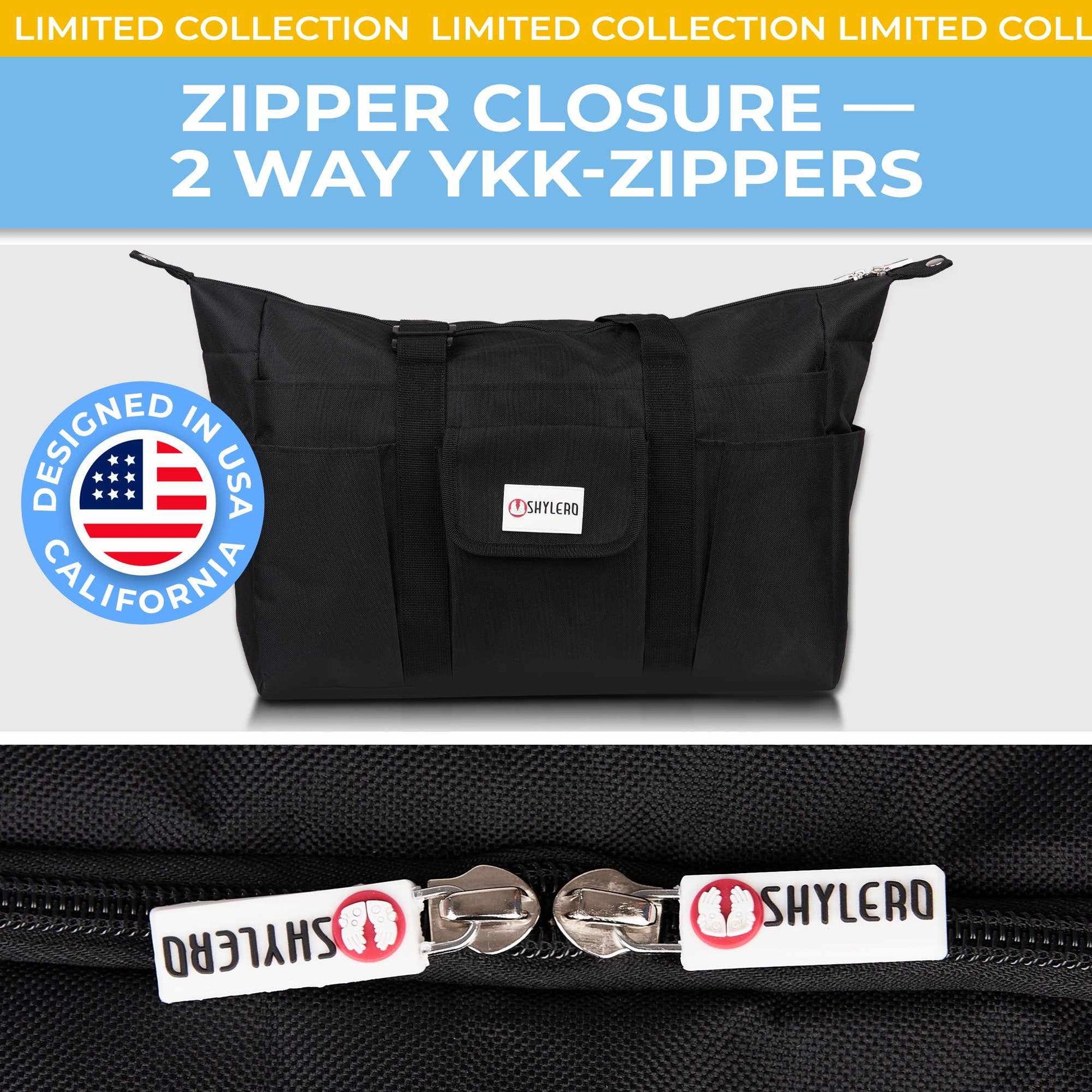 Nurse Bag and Utility Tote | Waterproof (IP64) | Solid BlackNurse Bag and Utility Tote | Waterproof (IP64) | L18"xH7"x W14" (46x18x36cm) | Top YKK® Zip | Solid Black

 Grab Your Large SHYLERO Utility Bag and Enjoy:

-14 OUTSItoteNurse BagSHYLEROScrub Angel & Accessories 