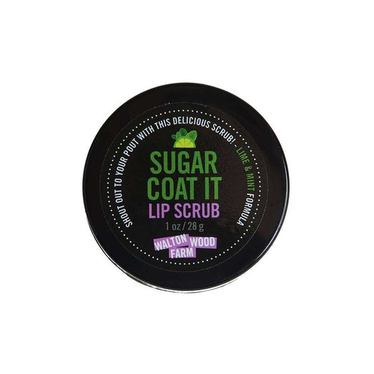 Sugar Coat It Lip Scrub 1 ozShout out to your pout with this 100% natural lip scrub. Delicious lime &amp; mint formula. Made with real sugar and moisturizing Shea butter and Jojoba oil. 

Vegan